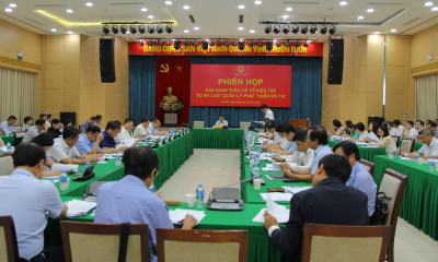 Bộ Xây dựng đã hoàn thiện và trình Chính phủ hồ sơ 2 dự án Luật (gồm Luật Quản lý, phát triển đô thị và Luật Cấp thoát nước). (Ảnh: Ngọc Hà)