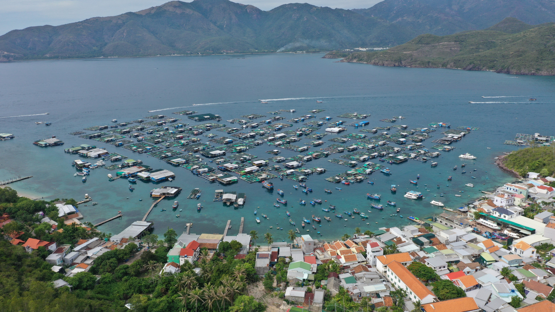 Một góc vịnh Nha Trang.